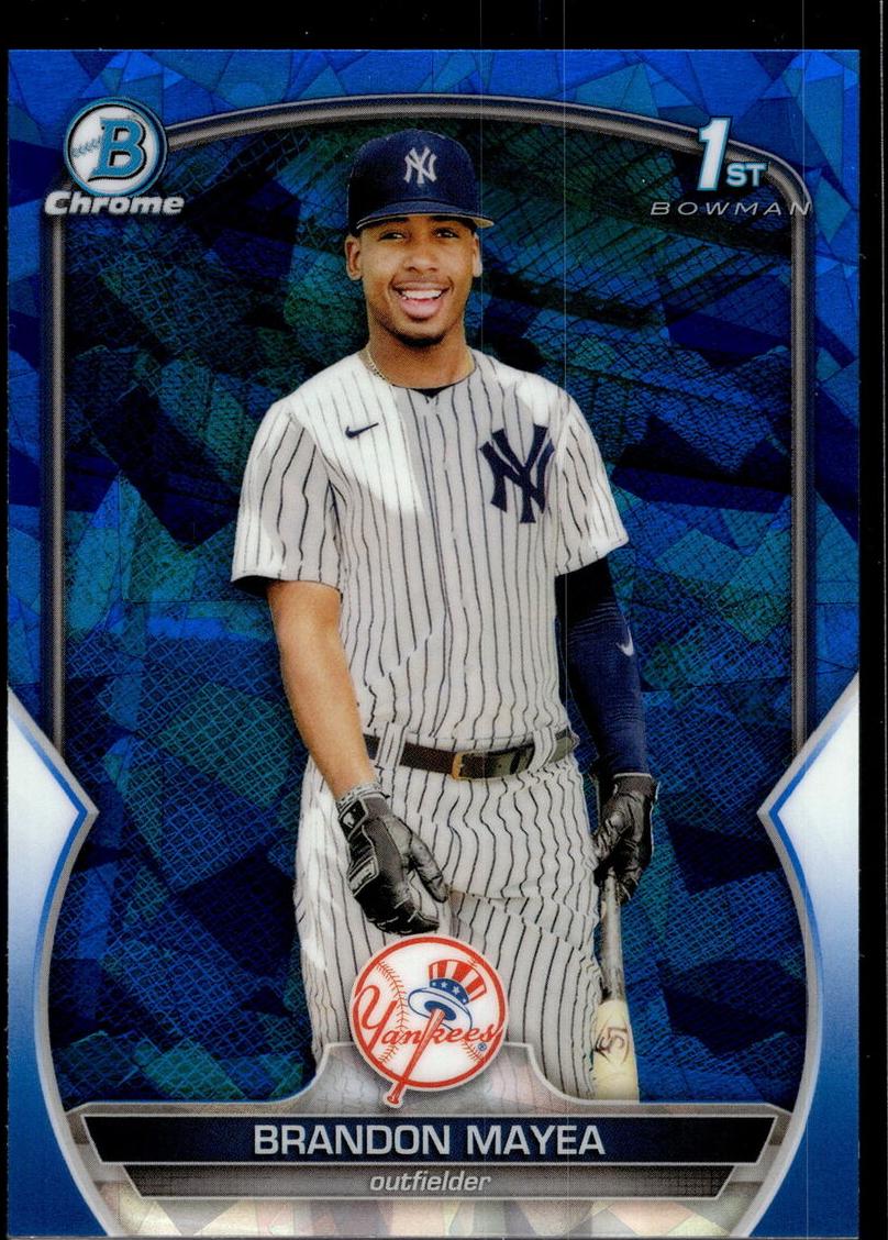 2023 Bowman Chrome Sapphire Baseball Brandon Mayea #BCP-188 SGC 9.5