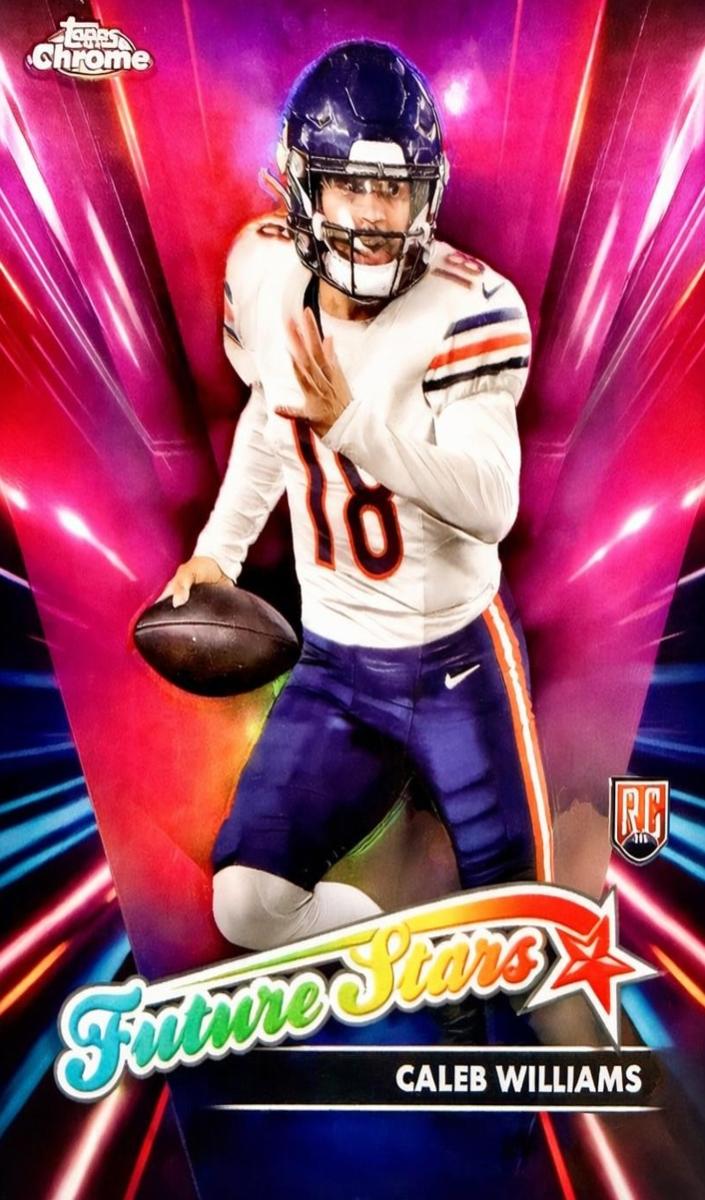 2024 Topps Chrome Football Pink Refractor Caleb Williams #FS-1 CGC 10