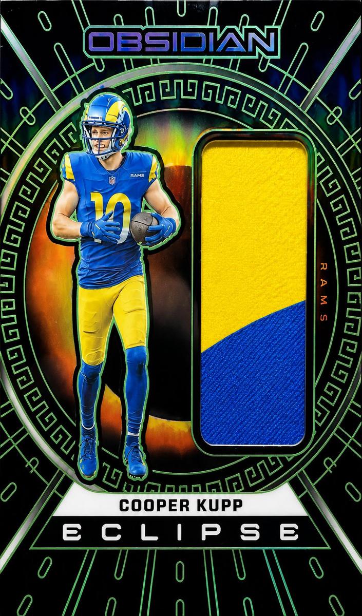 2023 Panini Obsidian Football Electric Etch Green Cooper Kupp #9