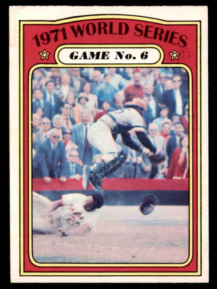 1972 O-Pee-Chee Baseball World Series Game 6 #228