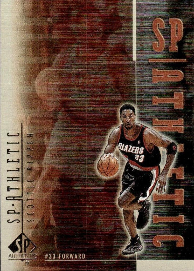 1999 SP Authentic Basketball Scottie Pippen #A6