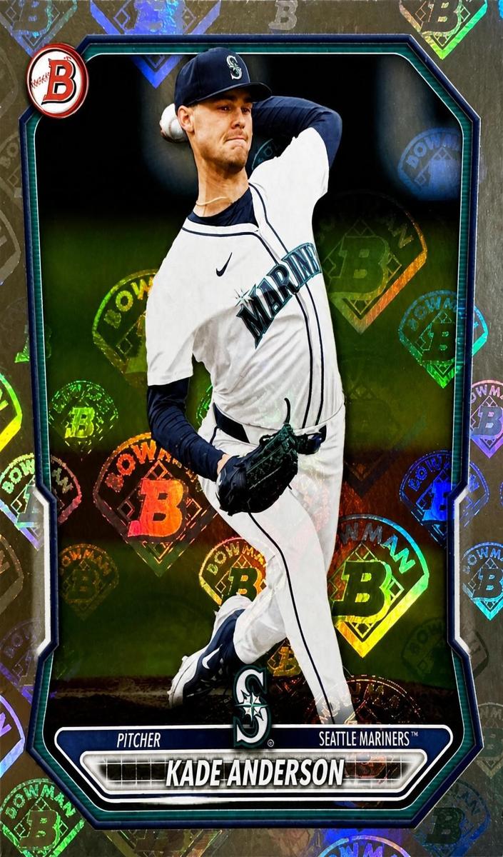 2026 Bowman Baseball Bowman Logo Pattern Kade Anderson #BP-19