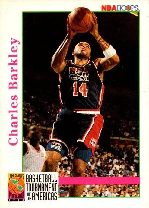 1992 Hoops Basketball USA Charles Barkley #336 PSA 9
