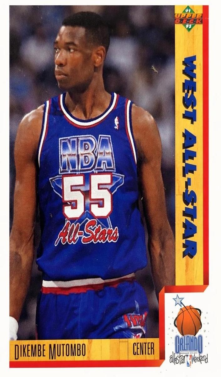 1991 Upper Deck Basketball All-Star Dikembe Mutombo #471