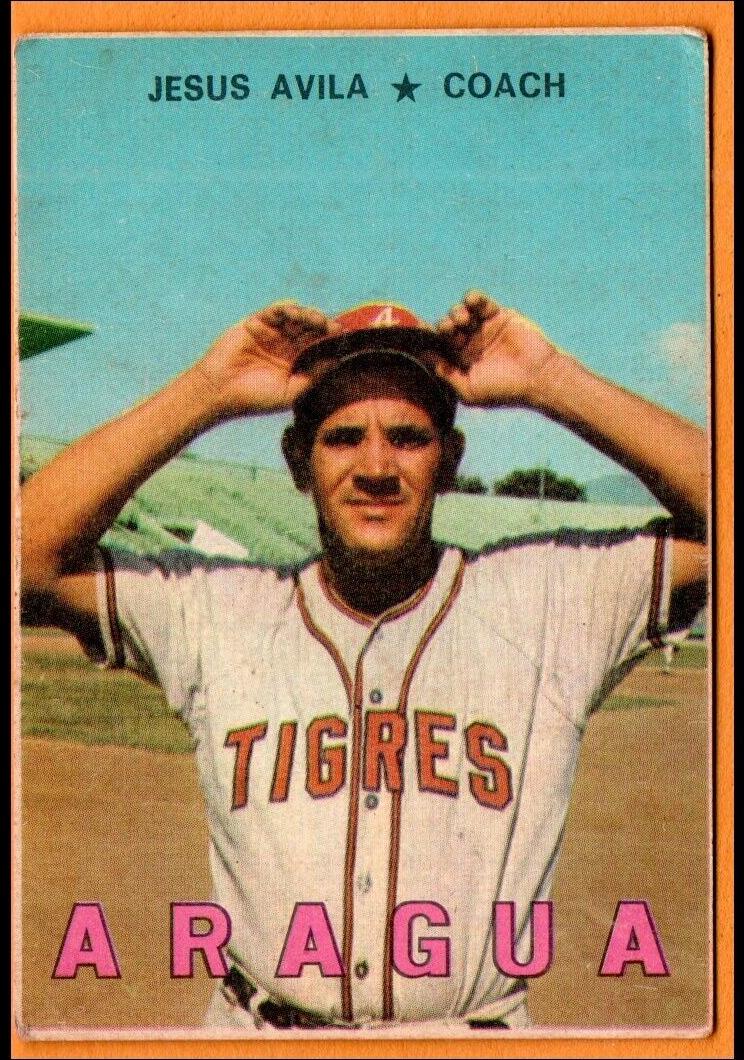 1967 Topps Venezuelan Baseball Jesus Avila #71 PSA 3