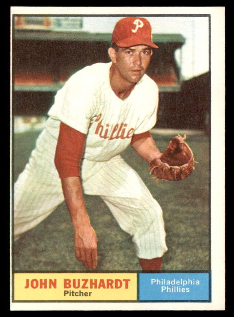 1961 Topps Baseball John Buzhardt #3
