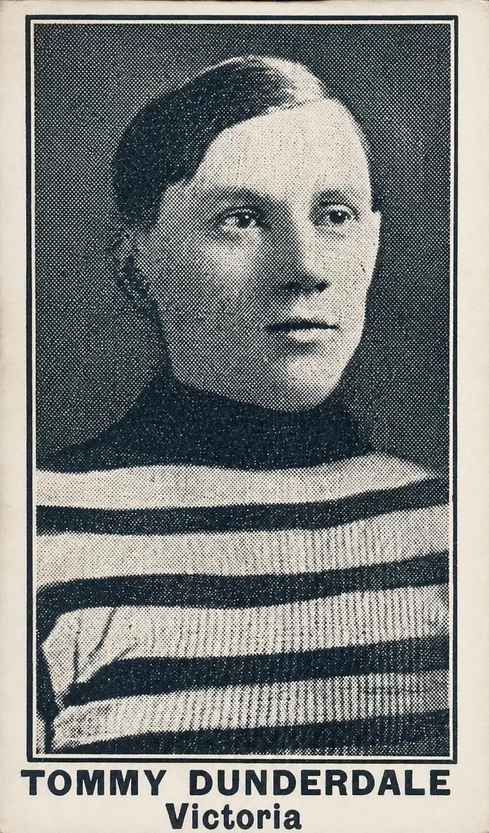 1912 Imperial Tobacco C57 Hockey Tom Dunderdale #5