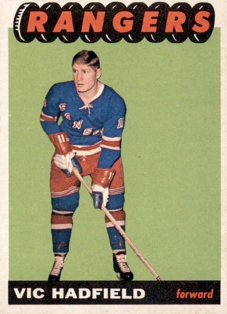 1965 Topps Hockey Vic Hadfield #27