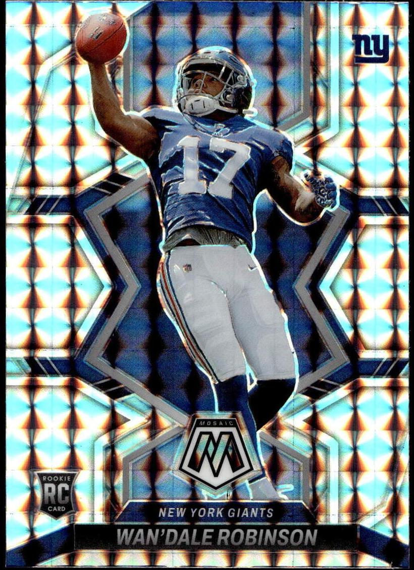 2022 Panini Mosaic Football Wan'Dale Robinson #330