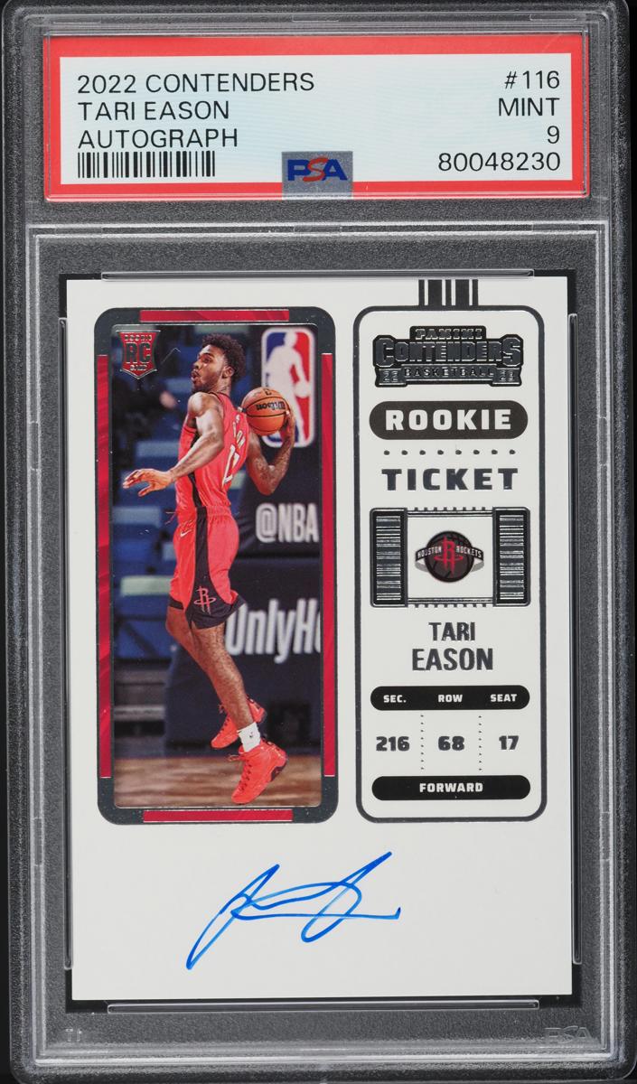 2022 Panini Contenders Basketball Tari Eason #116 SGC 9.5