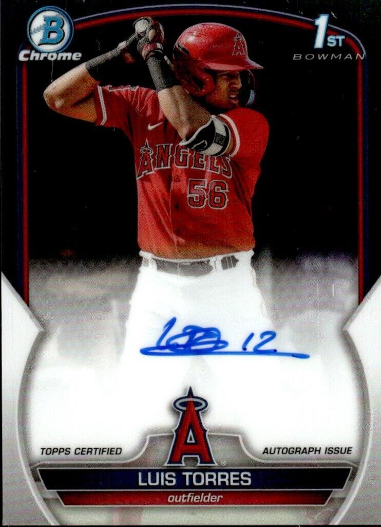 2023 Bowman Chrome Prospects Baseball Luis Torres #CPA-LT