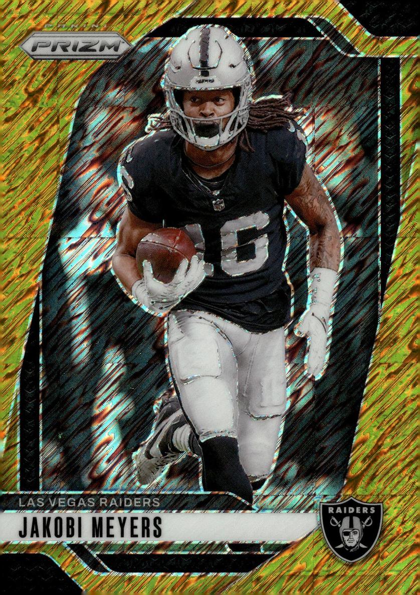 2024 Panini Prizm Football Gold Shimmer Jakobi Meyers #151