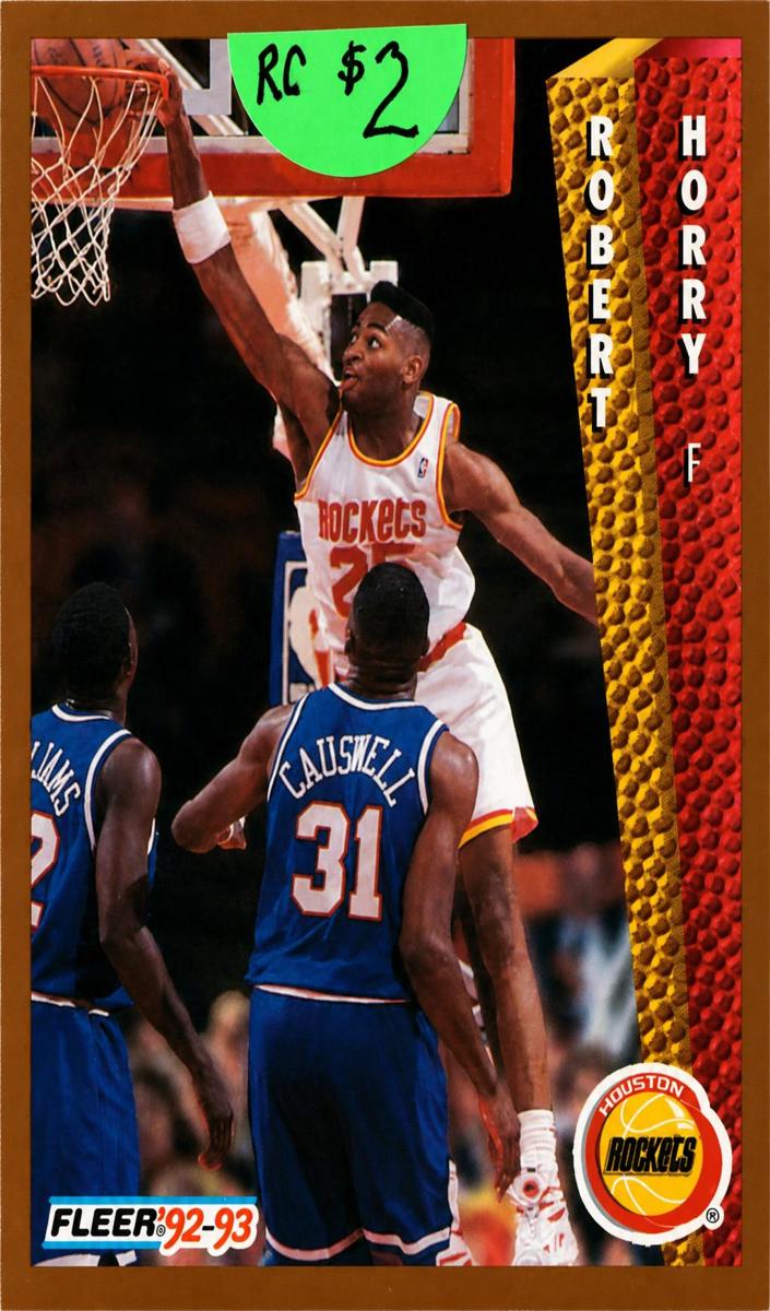 1992 Fleer Basketball Robert Horry #347 PSA 9