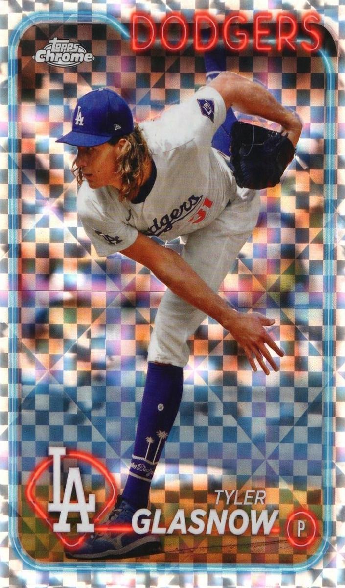 2024 Topps Chrome Update Baseball X-Fractor Tyler Glasnow #USC39