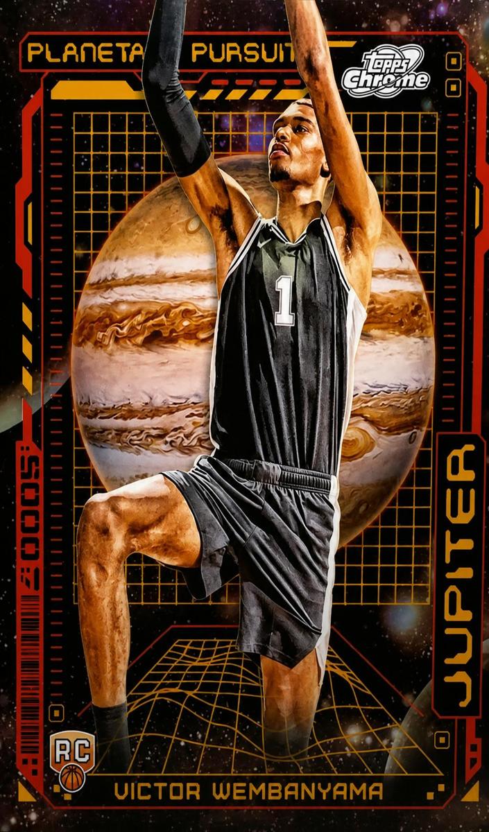 2023 Topps Cosmic Chrome Basketball Jupiter Victor Wembanyama #PPJ-9