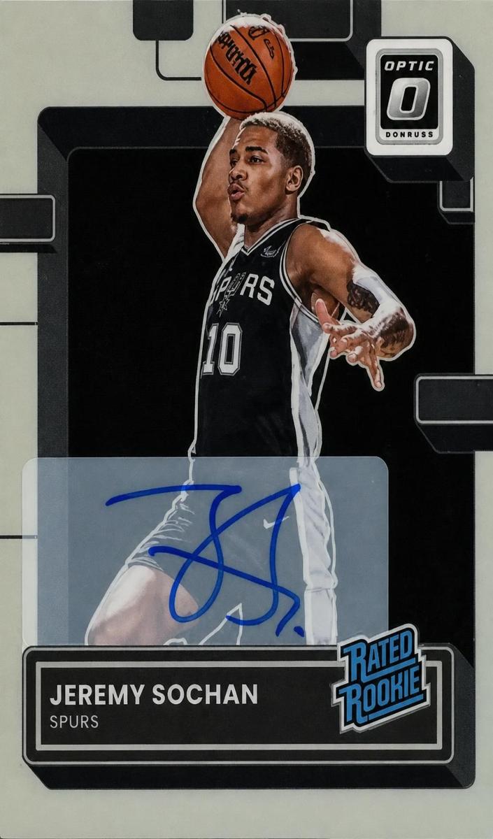 2022 Donruss Optic Basketball Holo Jeremy Sochan #236 PSA 9