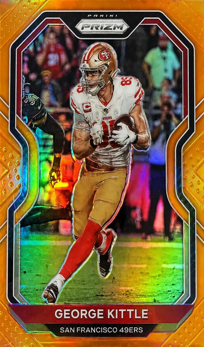 2020 Panini Prizm Football Orange Prizm George Kittle #281