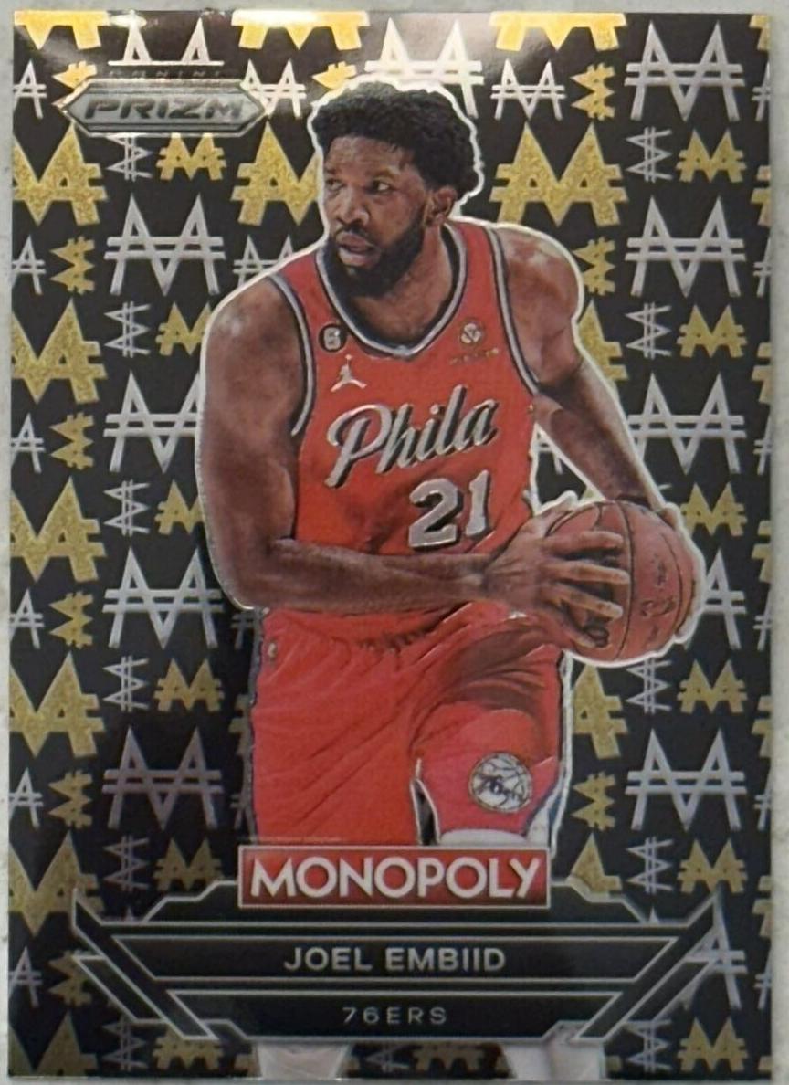 2023 Panini Prizm Monopoly Basketball Joel Embiid #B5 PSA 9