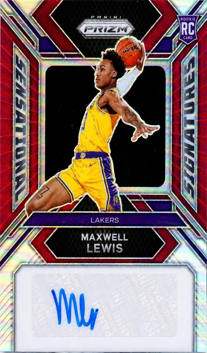 2023 Panini Prizm Basketball Red Maxwell Lewis #SS-ML