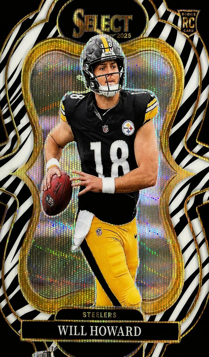 2025 Panini Select Football Zebra Will Howard #352