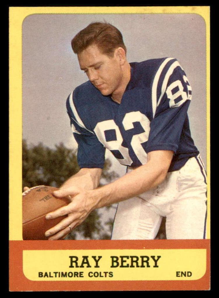 1963 Topps Football Raymond Berry #4 PSA 8