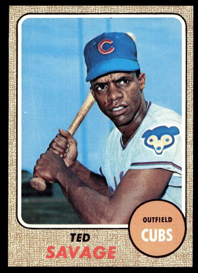 1968 Topps Baseball Ted Savage #119 PSA 7.5