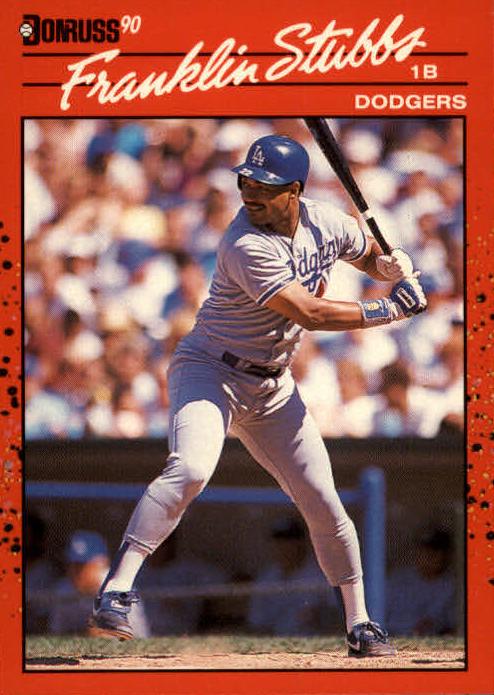 1990 Donruss Baseball Franklin Stubbs #615
