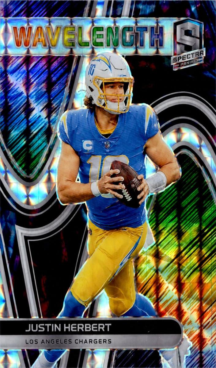 2022 Panini Spectra Football Interstellar Justin Herbert #WVE-5