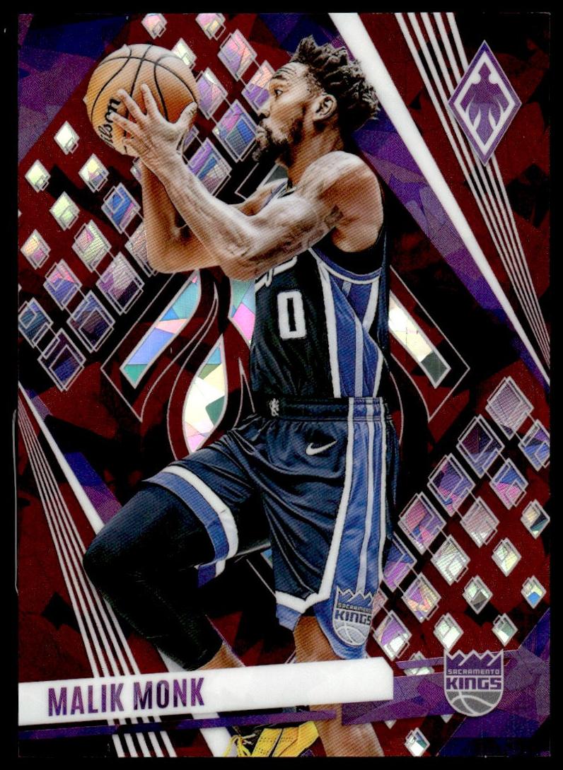 2023 Panini Phoenix Basketball Maroon Ice Malik Monk #38