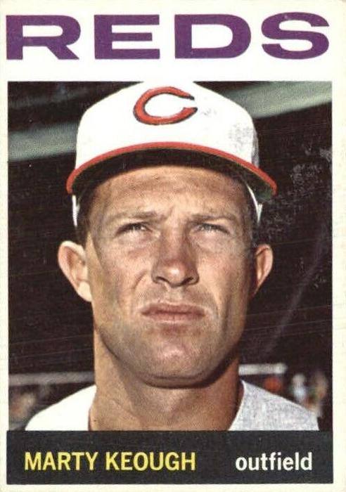 1964 Topps Baseball Marty Keough #166 PSA 7