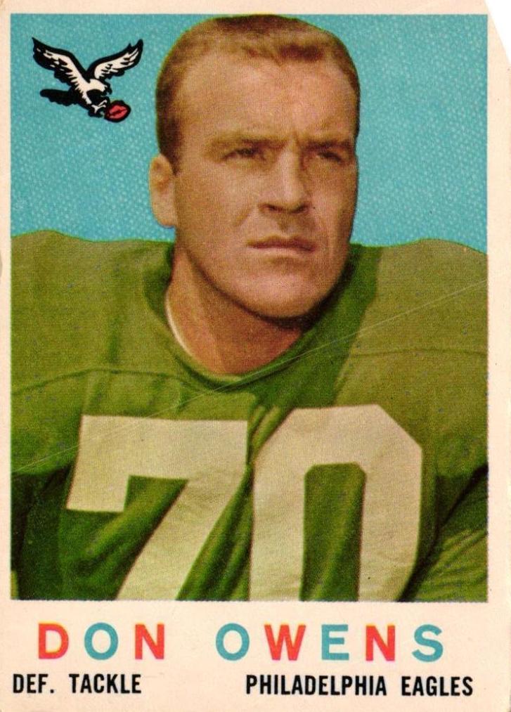 1959 Topps Football Don Owens #47