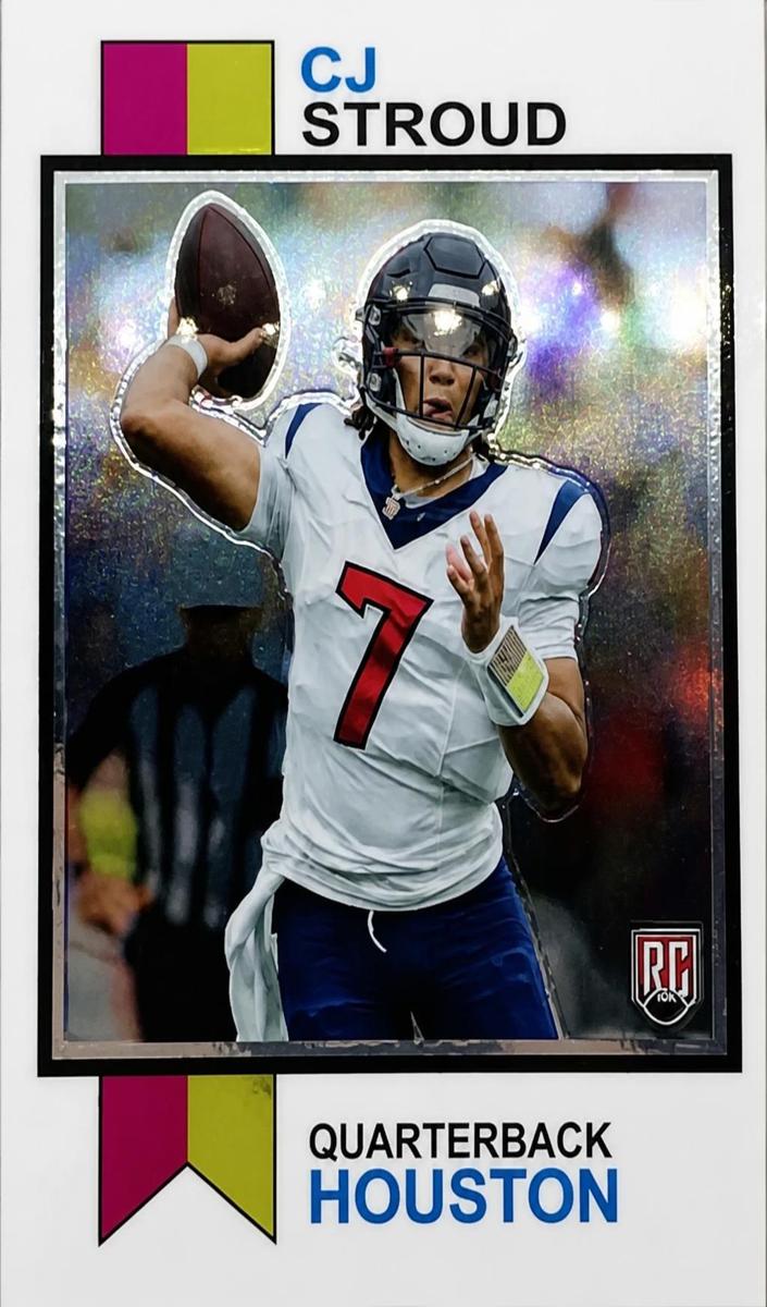 2023 Topps Composite Football Refractor C.J. Stroud #1973-12 PSA 10