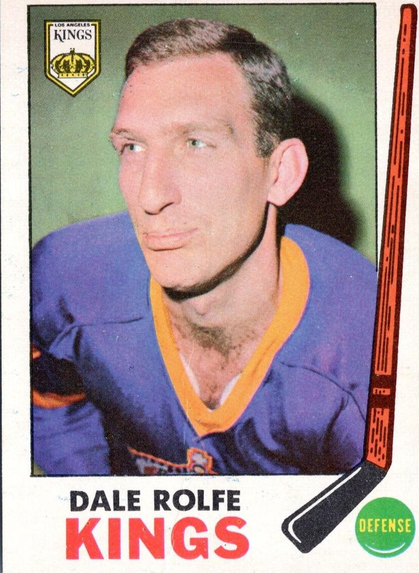 1969 O-Pee-Chee Hockey Dale Rolfe #100 PSA 7