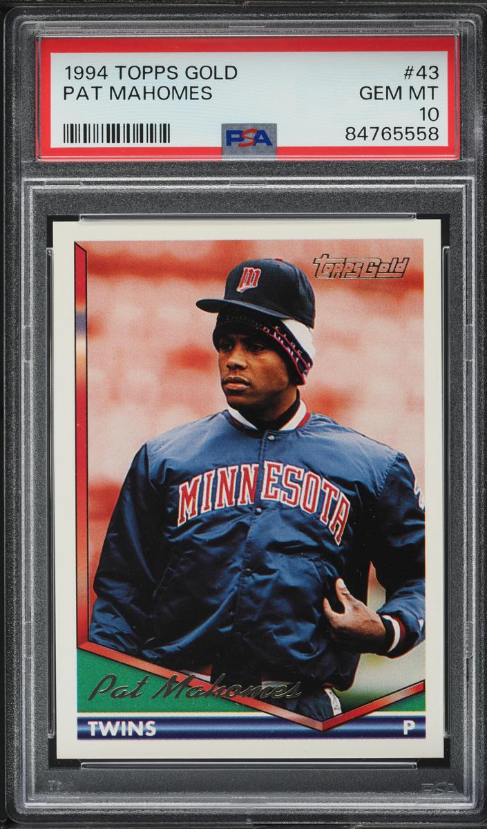 1994 Topps Baseball Gold Pat Mahomes #43 PSA 10