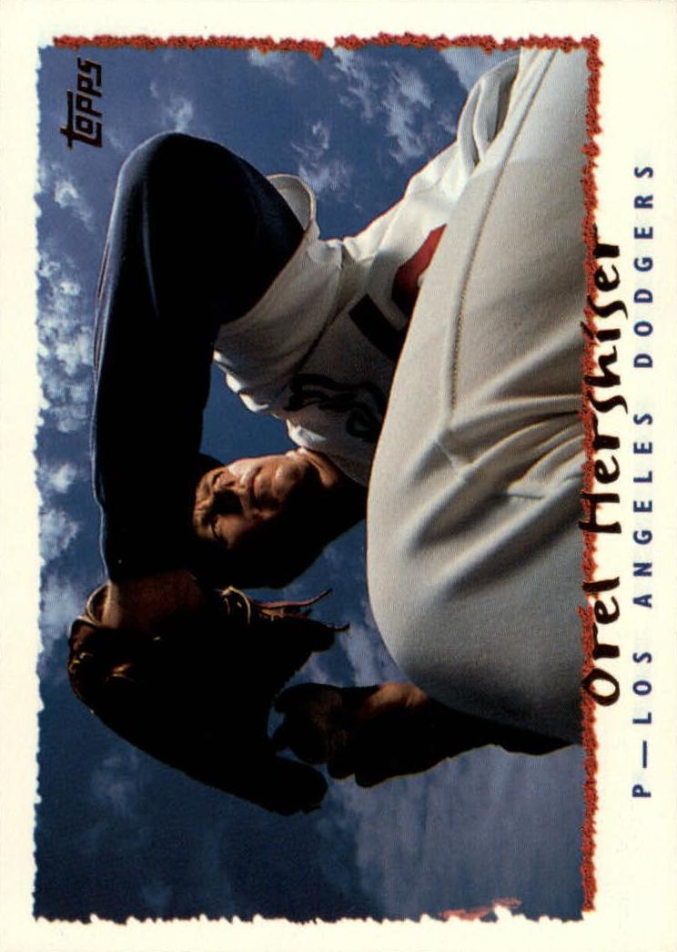 1995 Topps Baseball Orel Hershiser #305