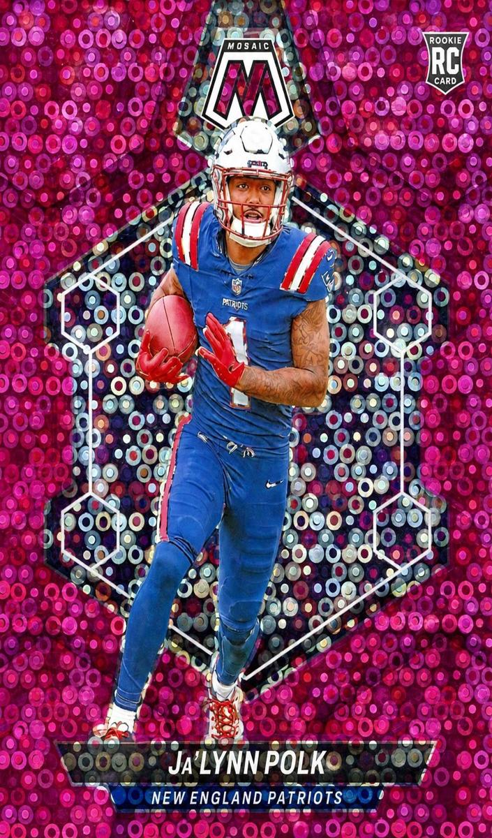2024 Panini Mosaic Football No Huddle Pink Ja'Lynn Polk #337