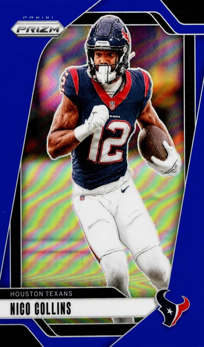 2024 Panini Prizm Football Blue Nico Collins #113