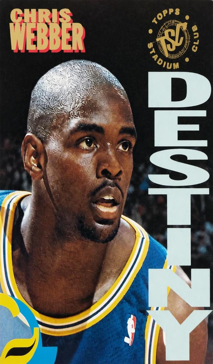 1994 Topps Stadium Club Basketball Chris Webber #10B
