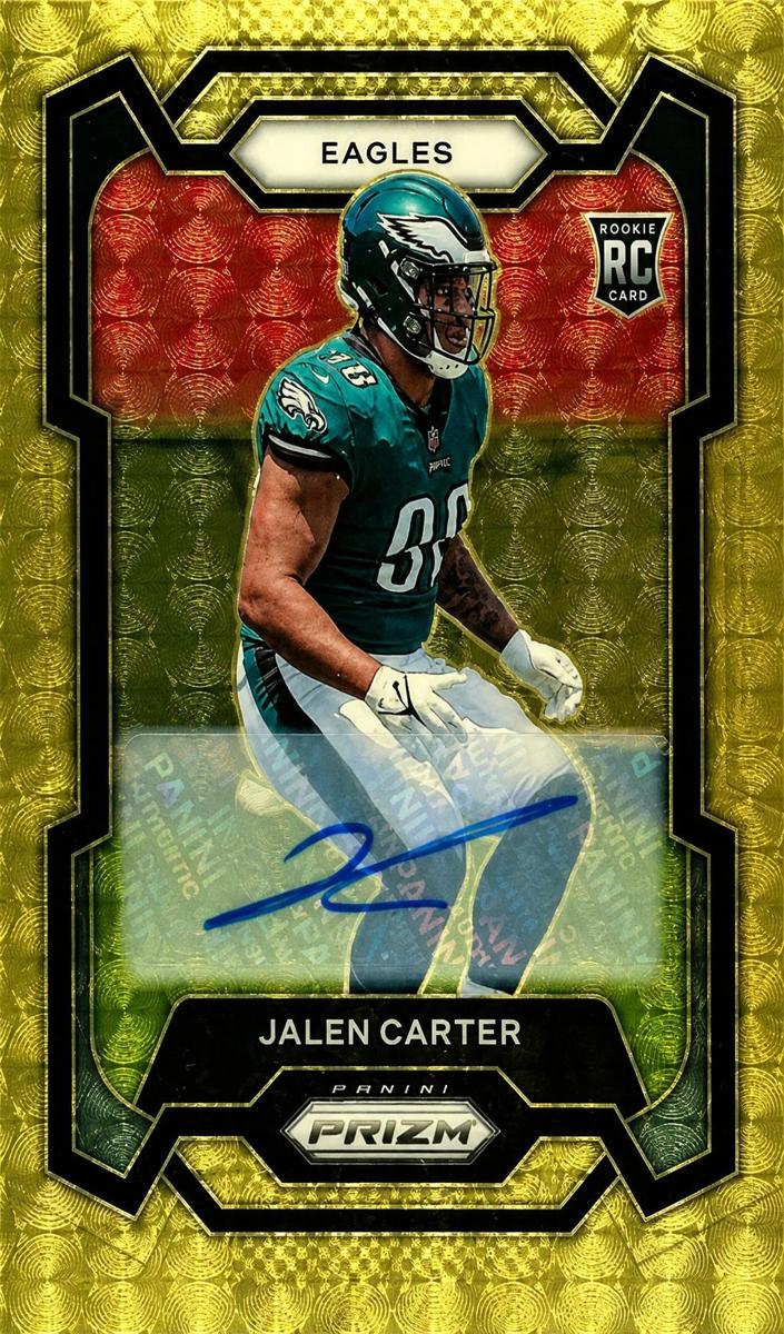 2023 Panini Prizm Football Gold Vinyl Jalen Carter #381