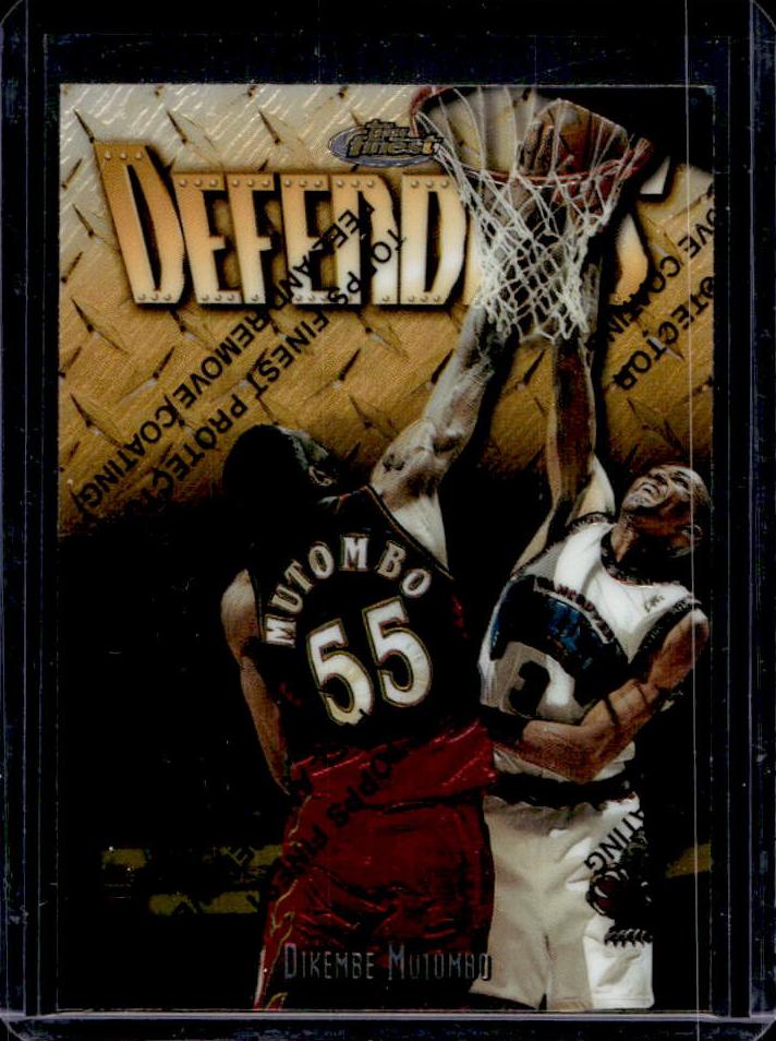 1997 Topps Finest Basketball Dikembe Mutombo #307