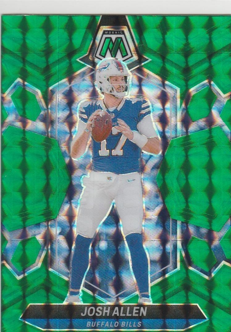 2024 Panini Mosaic Football Green Josh Allen #22