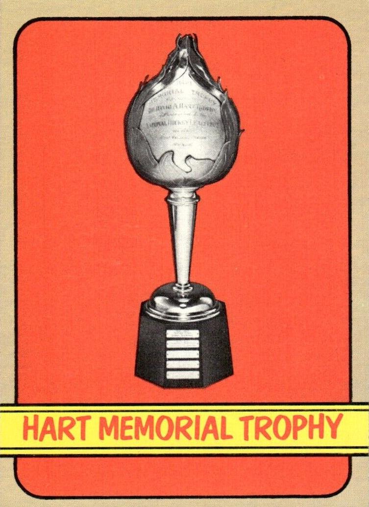 1972 Topps Hockey Hart Memorial Trophy #171