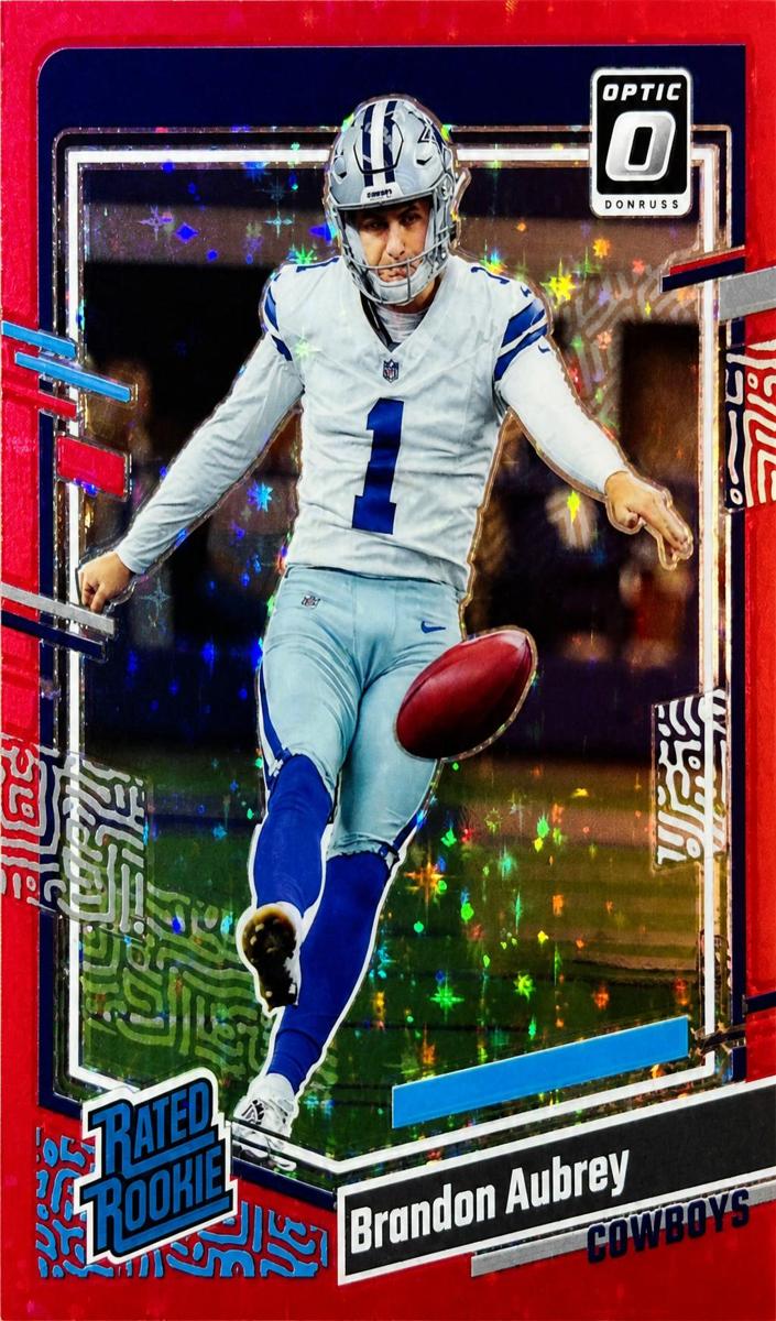 2023 Donruss Optic Football Red Stars Brandon Aubrey #226