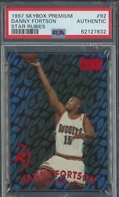 1997 Skybox Premium Basketball Star Rubies Danny Fortson #92