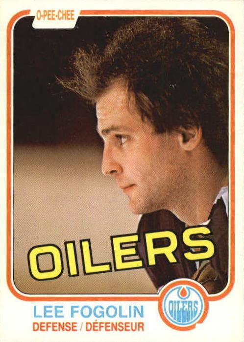 1981 O-Pee-Chee Hockey Lee Fogolin #112 PSA 8.5