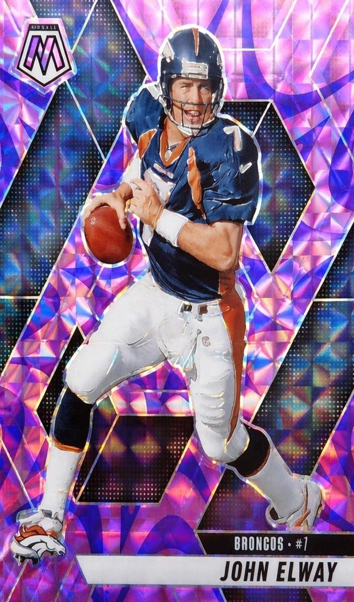 2025 Panini Mosaic Football Reactive Purple John Elway #31