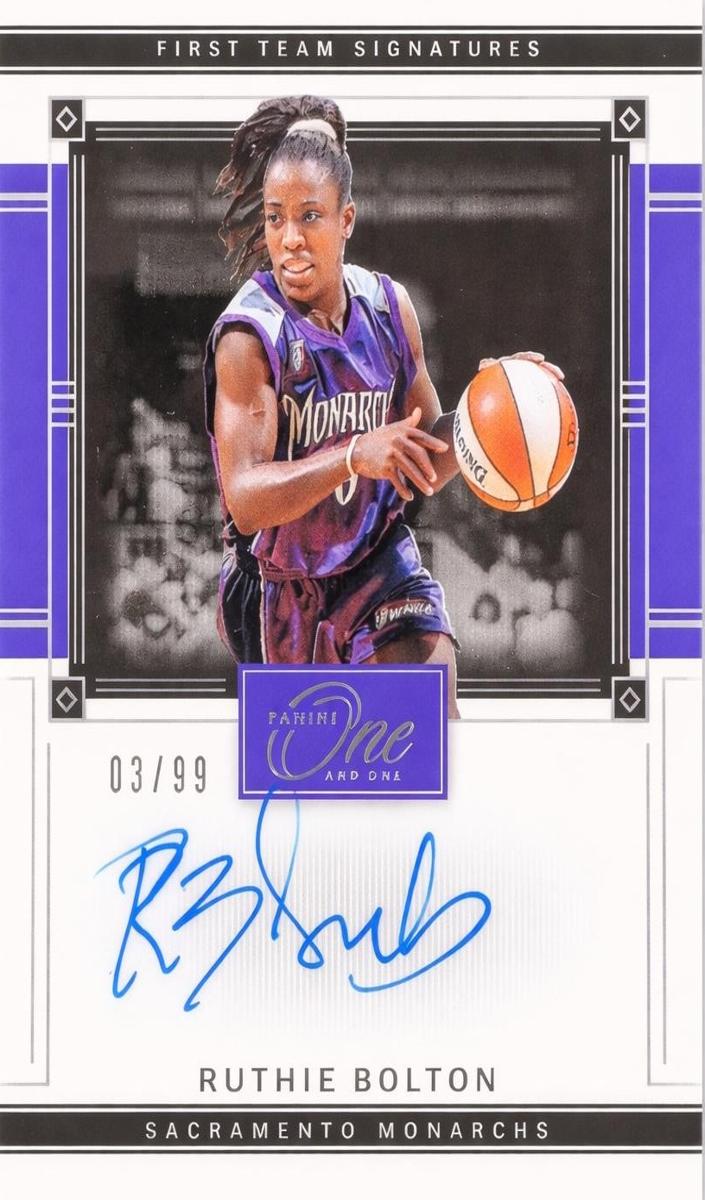 2025 Panini One and One WNBA Basketball Ruthie Bolton #FTS-RB