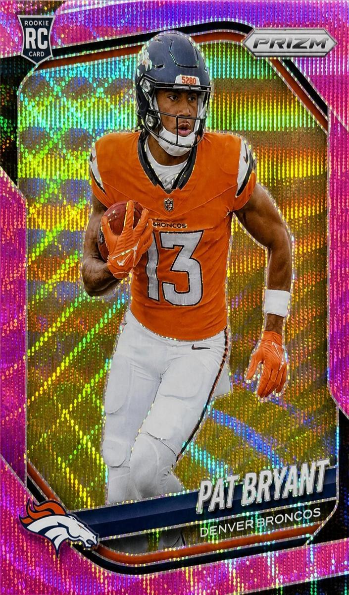 2025 Panini Prizm Football Pink Wave Pat Bryant #366