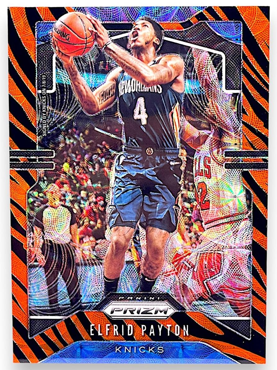 2019 Panini Prizm Basketball Choice Tiger Stripe Elfrid Payton #242