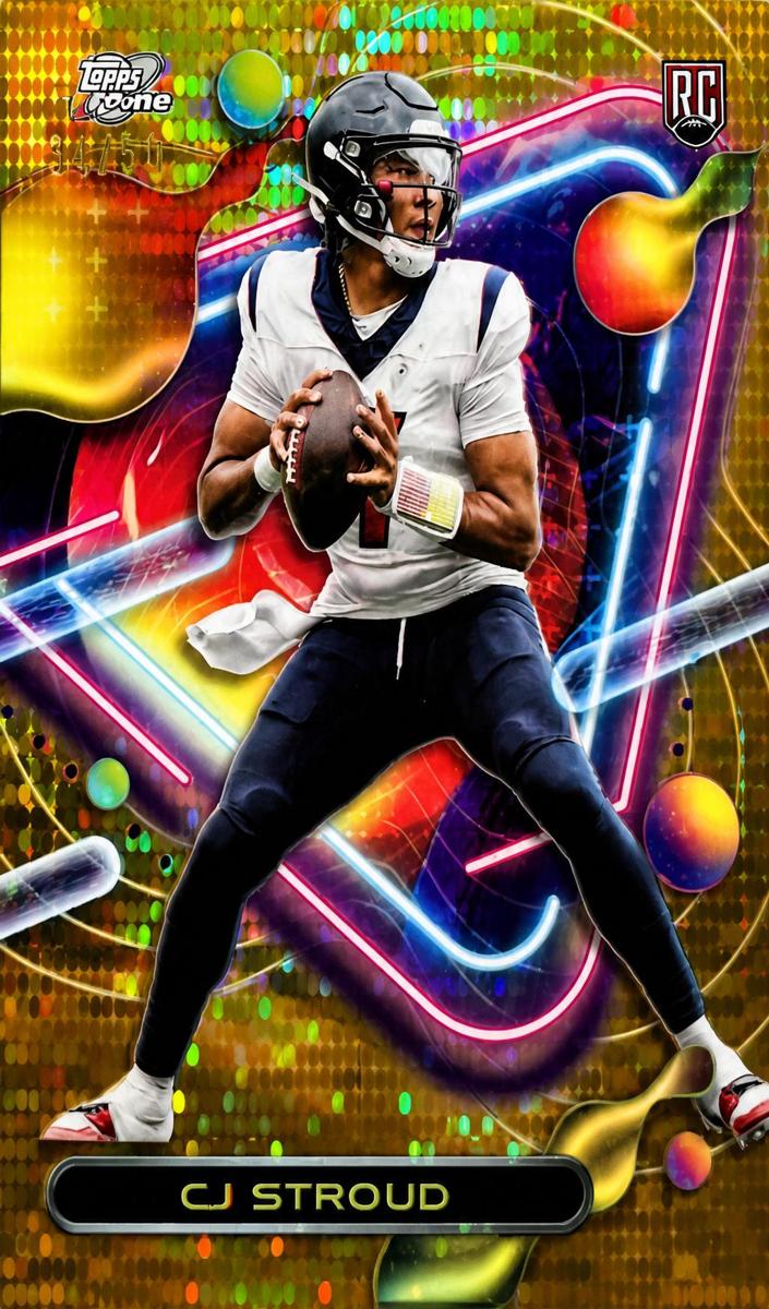 2023 Topps Composite Football Gold Interstellar C.J. Stroud #252